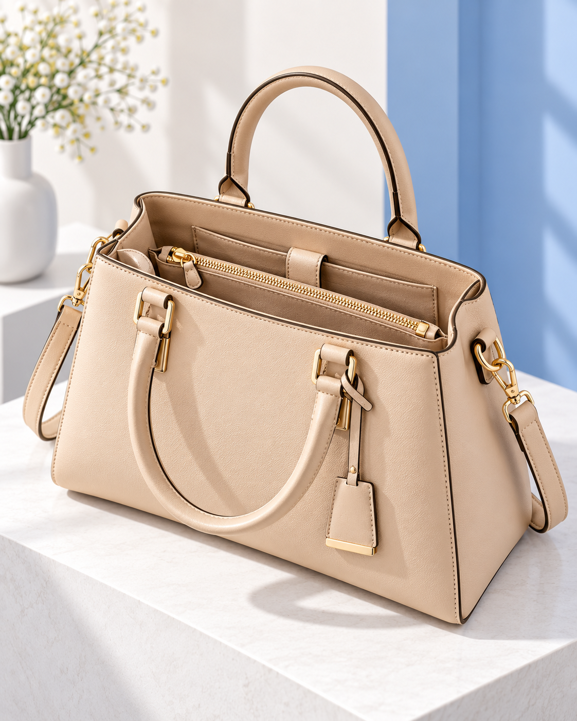 Sac à main Élégance Beige